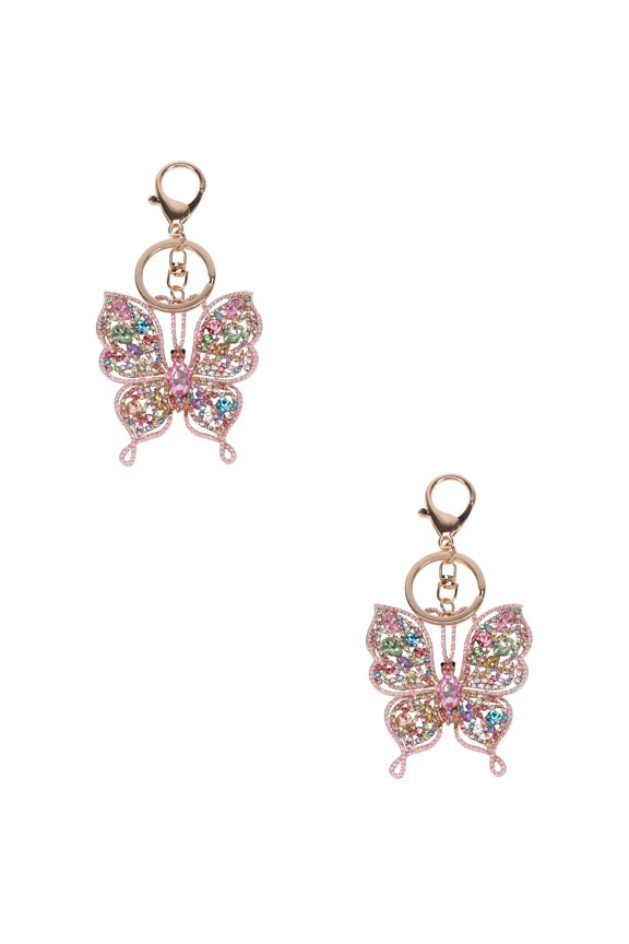 Assorted Color Creative Shape Keychains for Decor 2Pcs