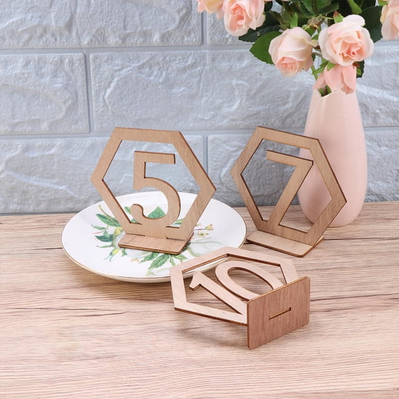 Raindrops  20 PCS Table Numbers Decoration Table-numbers Decorations Wedding