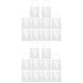 thumbnail image 1 of Raindrops 20 PCS  Transparent Bags Reusable PVC Wine Bottle Gift Wrap Bags with Handles, 1 of 8