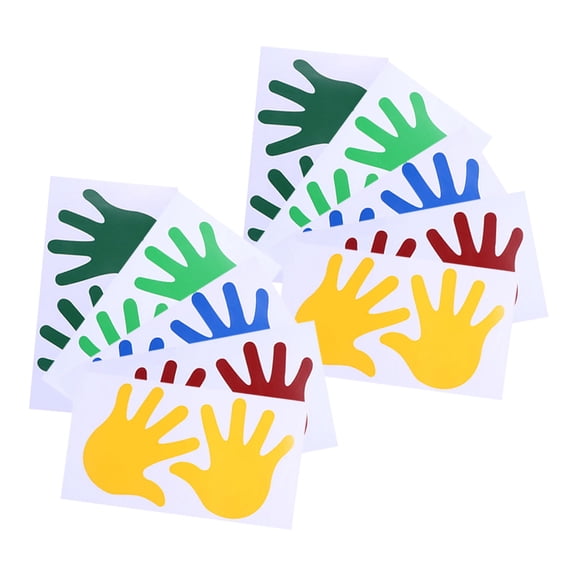 Raindrops 20 Pairs Bedroom Wall Decals Adhesive Stickers PVC Joyful for Children's Room Decoration