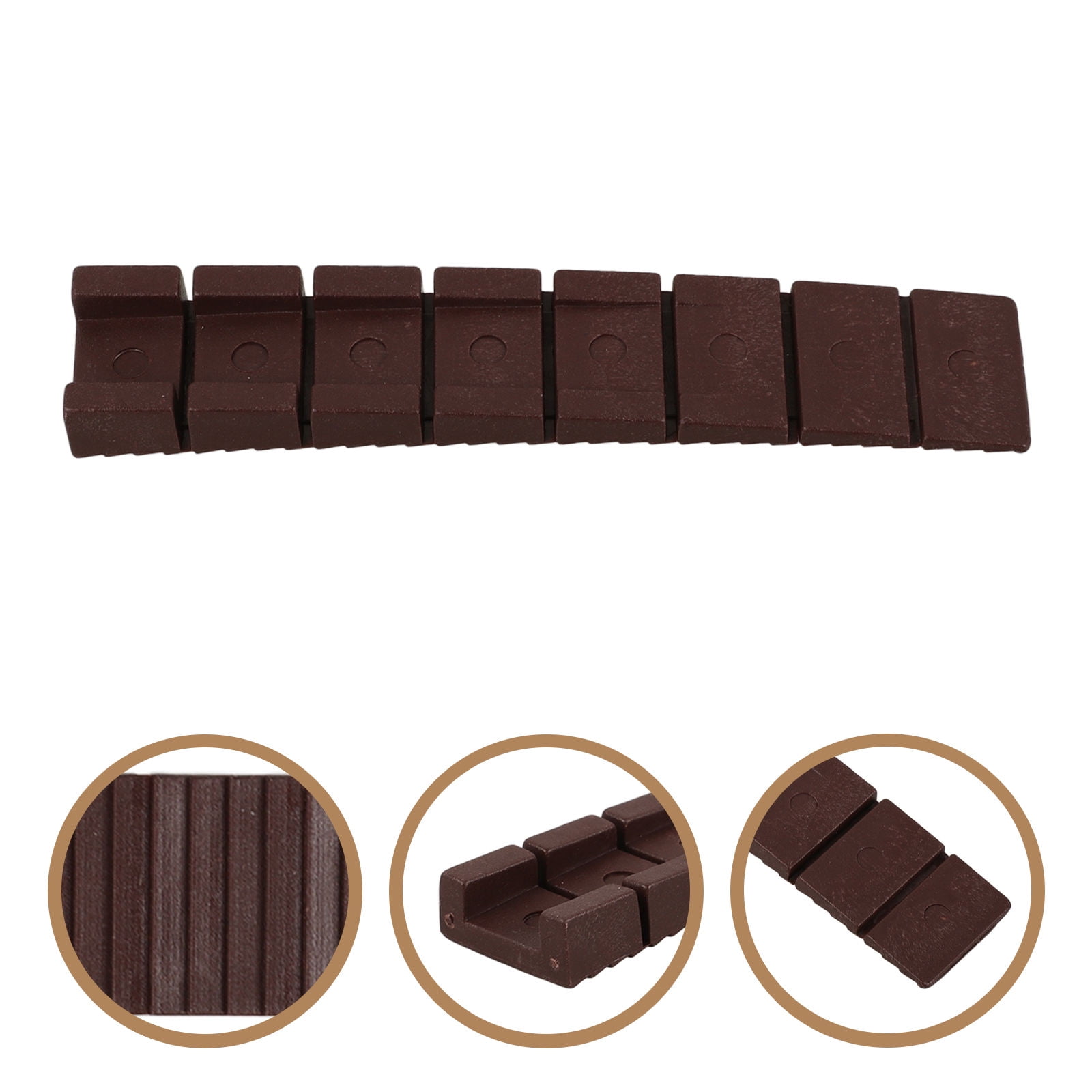 Raindrops  20 Pcs Balance Spacer Leveling Levelling Shims Furniture Brown
