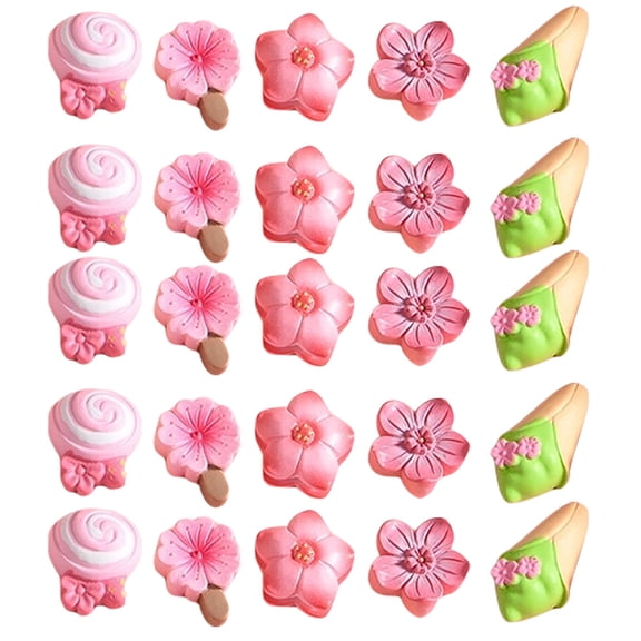 Raindrops 20 Pcs Case Resin Accessories Mobile Phone Decoration 2.50X1.60X0.50CM