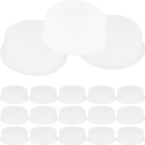 LABRIMP White Flute Plugs 20 Pieces 0.7 x 0.7 Inch Replacement Tips for Flute Accessories