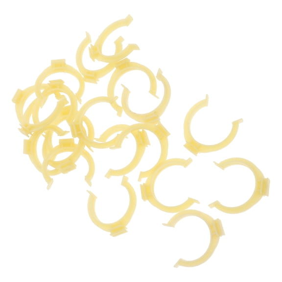 Raindrops 20 Pcs Furniture Accessory Leveling Feet Toe Kick Clips Beige