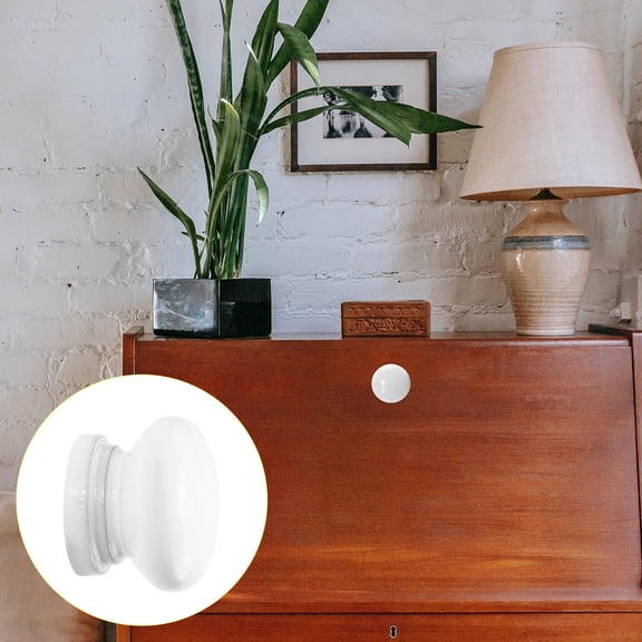 Raindrops Drawer Knobs White 20Pcs 0.94x0.94x0.86In Burr Free Finish
