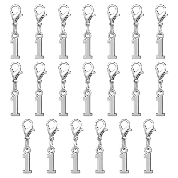 CRILSTYLEO 20pcs Jewelry Charm Earring Alloy Pendant for DIY Projects Simple Design for Self