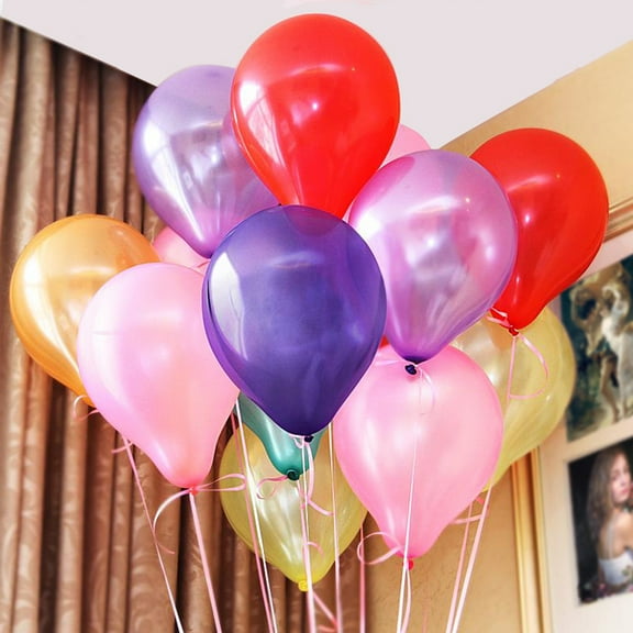 Raindrops 20 Pcs Lilac Latex Balloon Thickened Balloons Shining