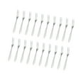 thumbnail image 1 of Raindrops 20 Pcs Little Forks Stainless Steel Fruit Fork 13.00X1.00X1.00CM Silver, 1 of 8