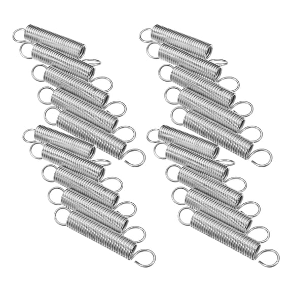 Raindrops 20 Pcs Pipe Clamp Connector Extension Spring Stainless Steel
