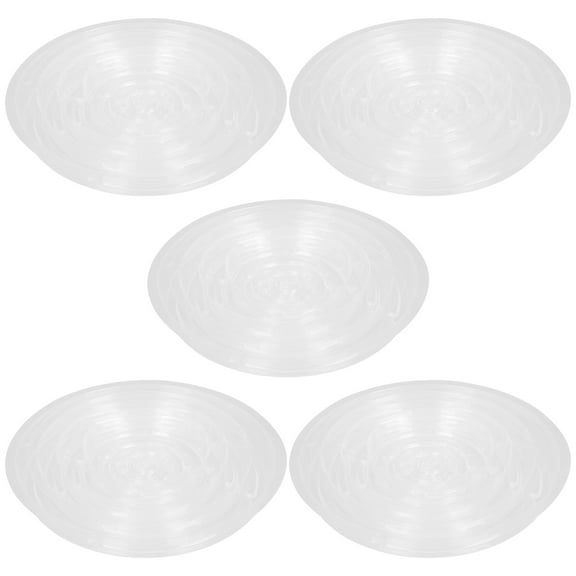 Raindrops 20 Pcs Potted Plant Trays Garden Supplies for Pots Hanging Basket White