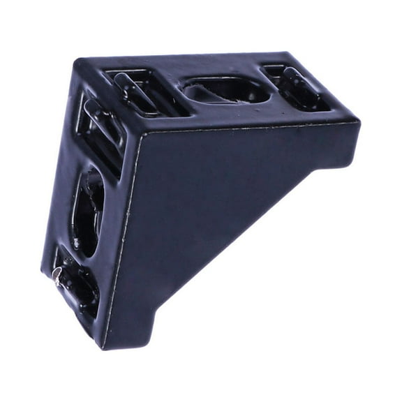 Raindrops 20Pcs Black 90 Degree Angle Aluminum Extrusion Corner Bracket