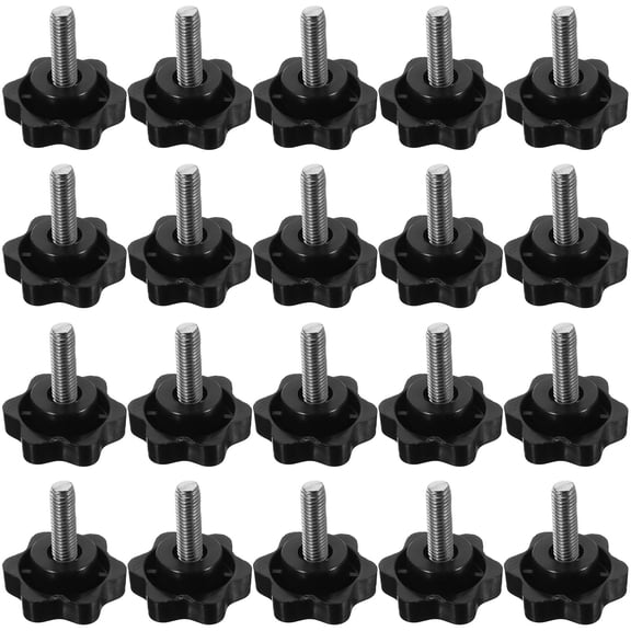 Raindrops  20 Pcs Shaped Grips Star Thread Stainless Steel Screw