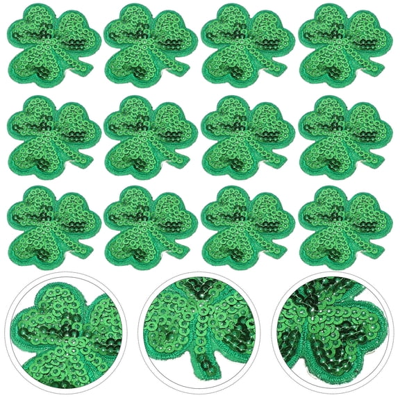 FOMIYES 1Set Decorative Green Clothes Patch with Adhesive for Bags and Hats