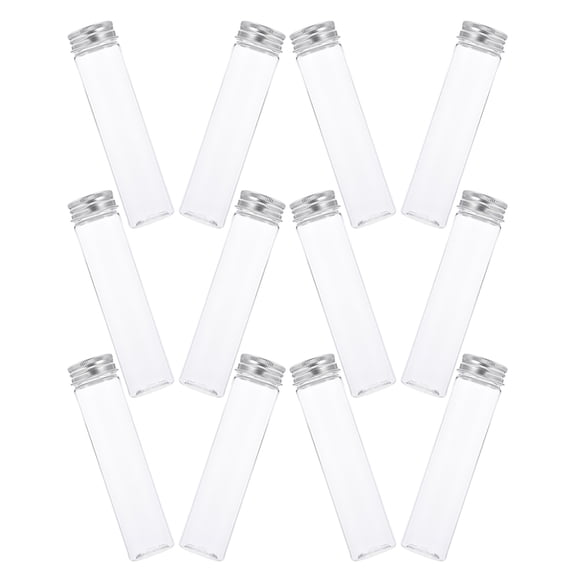 CRILSTYLEO 20pcs Clear Test Tubes for Science Test Tubes for Families