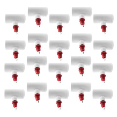 N/A Automatic Chicken Waterer Cups 12 Pack With PVC Tee Fittings For DIY Coop Water Dispenser Poultry Feeder Kit BSA1122C086 - The Home Depot
