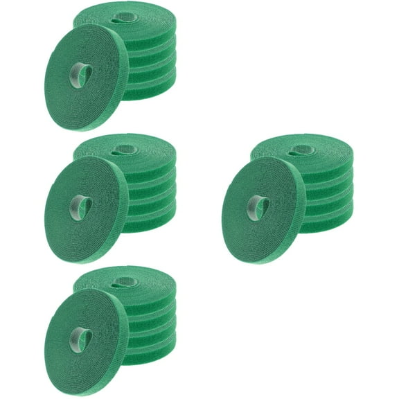 Raindrops 20 Rolls of Hook and Loop Tape Roll Self Adhesive Cable Management Tape Plant Ties