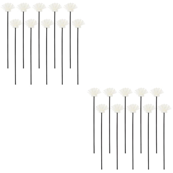 Raindrops 20 pcs Essential Oil Diffuser Flower Aromatherapy Sticks Fake Flower Diffuser Rods