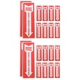 thumbnail image 1 of Raindrops 20 pcs  Fire Extinguisher Sign Labels Self Adhesive Fire Extinguisher Stickers for Retail Store, 1 of 8