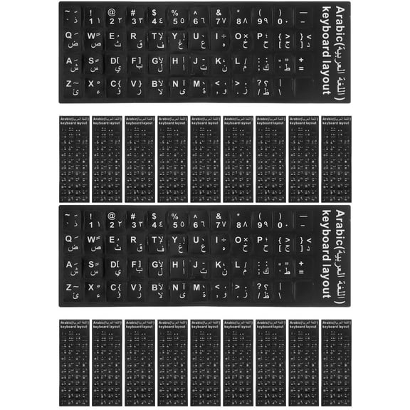 Raindrops 20 pcs Keyboard Sticker Keyboard Letter Replacement Sticker Keyboard Label