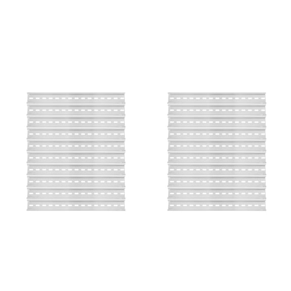 FOMIYES Silver Aluminum Slotted Din Rail, Reliable Quality, Safe Installation