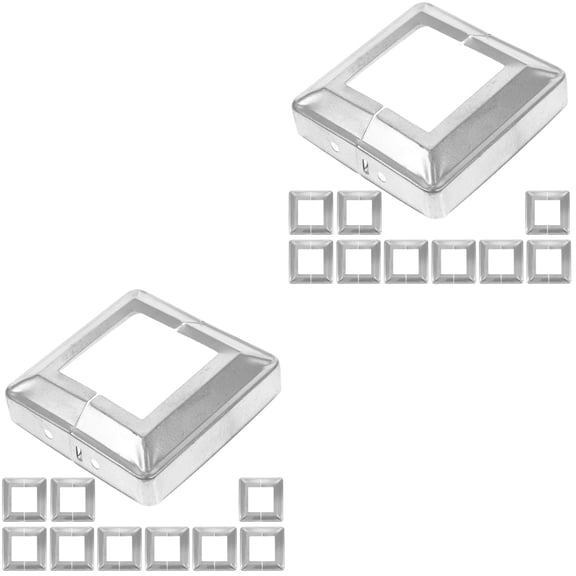 Raindrops 20 pcs  Split Fence Post Caps Post Covers Post Trim for Hand And Stair Rails