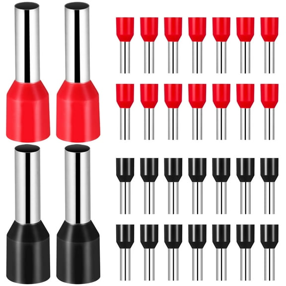 Raindrops  200 Pcs Copper Crimp Connector Round Terminal Connectors Extender Plugs Spout