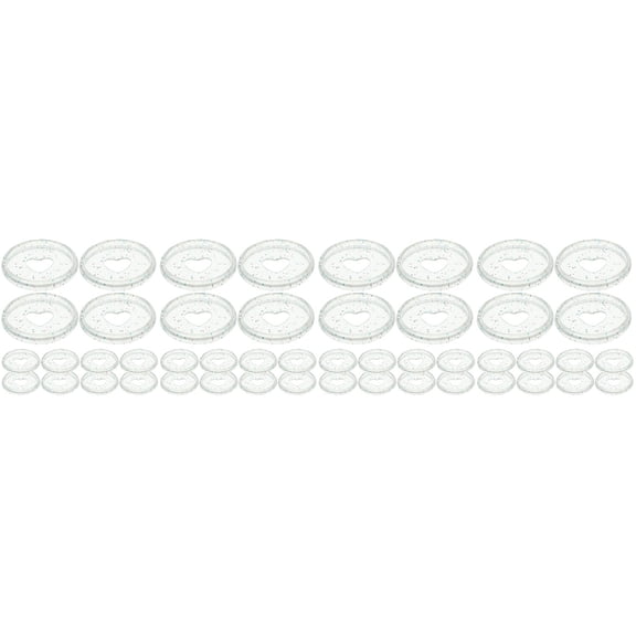 Raindrops 200 Pcs  Planner Discs Loose-leaf Bind Discs Binding Discs Small Binding Discs Notebook Binding Discs