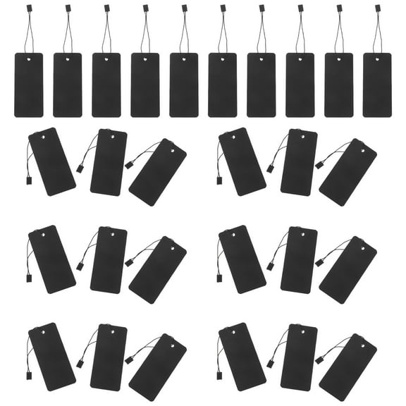 Raindrops 200 Set of Price Tags with String Clothes Tags Clothing Tags Paper Hanging Display Tags