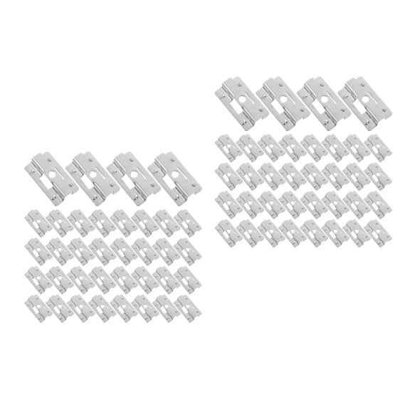 Raindrops 200 pcs U Shaped Heavy Duty Bracket for Wood Plastic Flooring with 7mm Gap Stainless Steel Connector for Secure Installation