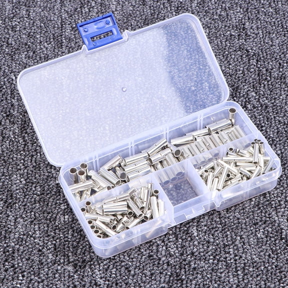 Raindrops 200-Piece Bare Tinned Crimp Terminal Kit , Easy to Use for Car, Boat, and Electrical Wiring