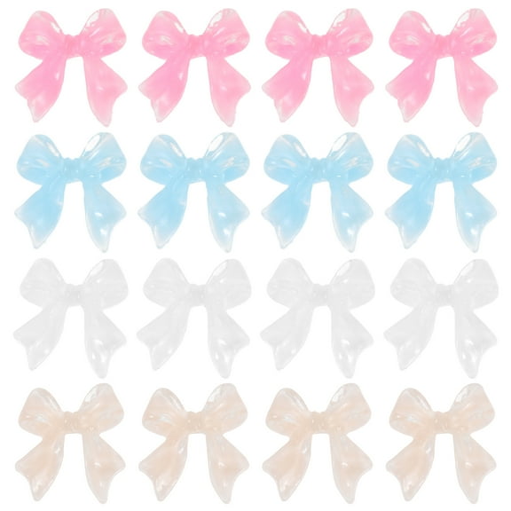 Raindrops 200Pcs 3D Bow Nail Art Ornaments for DIY Manicure and Nail Decoration