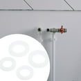 thumbnail image 1 of Raindrops Plumbing Seals Washer Seal Gasket White Silicone 200Pcs, 1 of 8