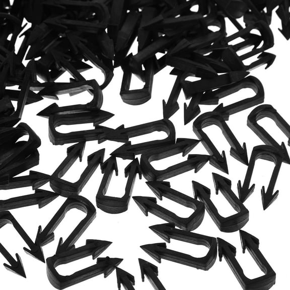 Raindrops 200pcs Farming Fixer Clip Black PVC Gardening Tools Indoor Decoration