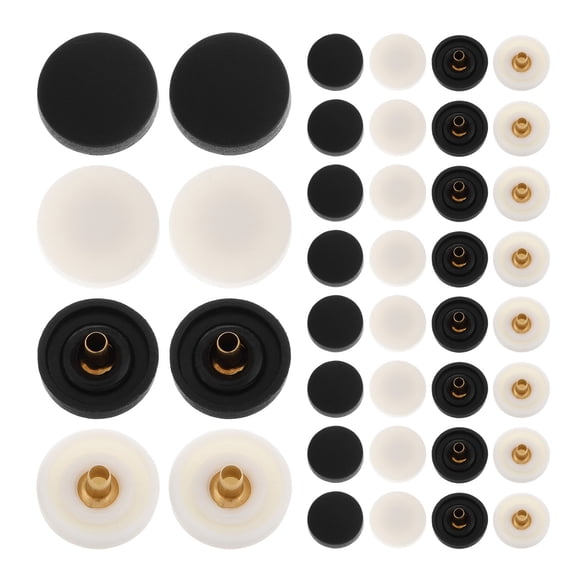 Raindrops 200pcs Plastic Snap Button Parts Sewing Press Studs Panel For Coats Jackets And Crafts Garments Diy Projects