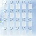 thumbnail image 1 of Raindrops 20PCS Acrylic Keychain Decorations Creative Blank Key Ring Pendant Transparent Plastic Key Chain Crafts for Bag Backpack, 1 of 8
