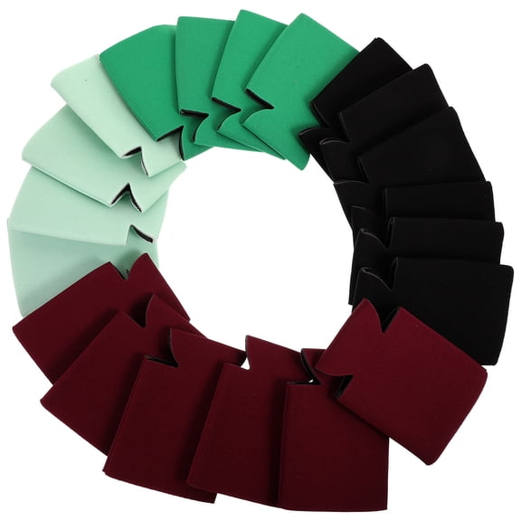 Raindrops 20Pcs Insulated Neoprene Cup Covers Assorted Colors for Camping and Picnics