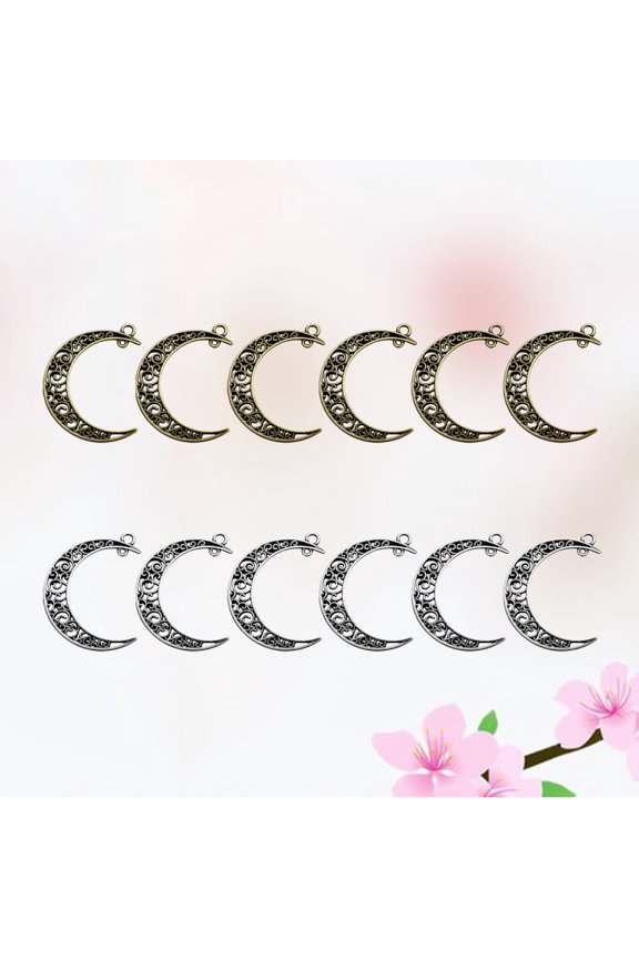 Moon Pendants for Jewelry Lovers Self Giving 20Pcs Assorted