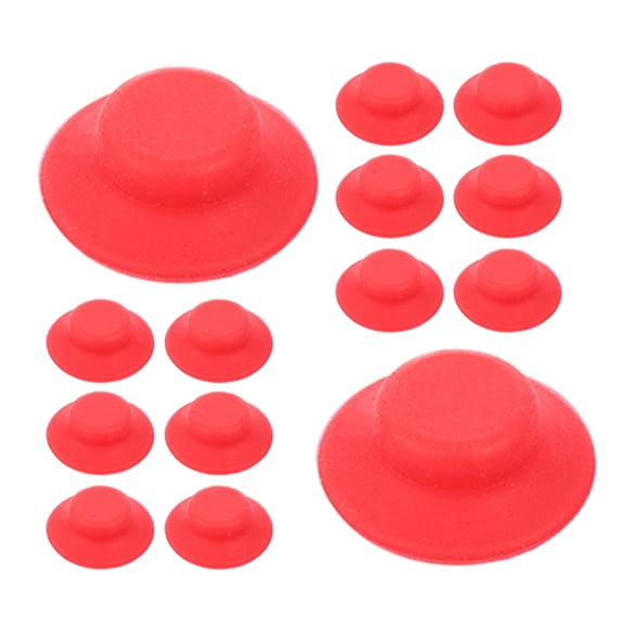 Raindrops 20Pack Leak Proof Bottle Seal Gaskets Silicone Red for Beverage Lovers at Parties Home Brewing