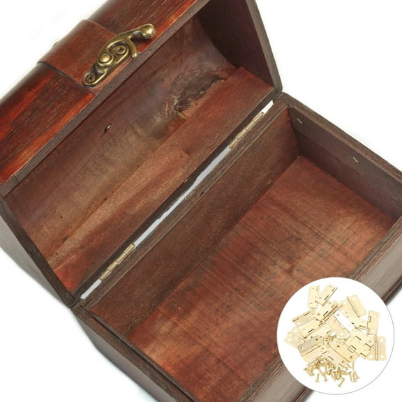 Raindrops 20Pack Mini Box Hinges Iron Craft Hinges for Wooden Box