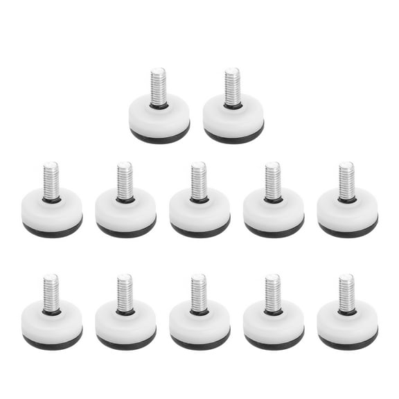Raindrops 20Pcs Black Plastic Furniture Levelers for Shelving Units and Plant Stands Adjustable