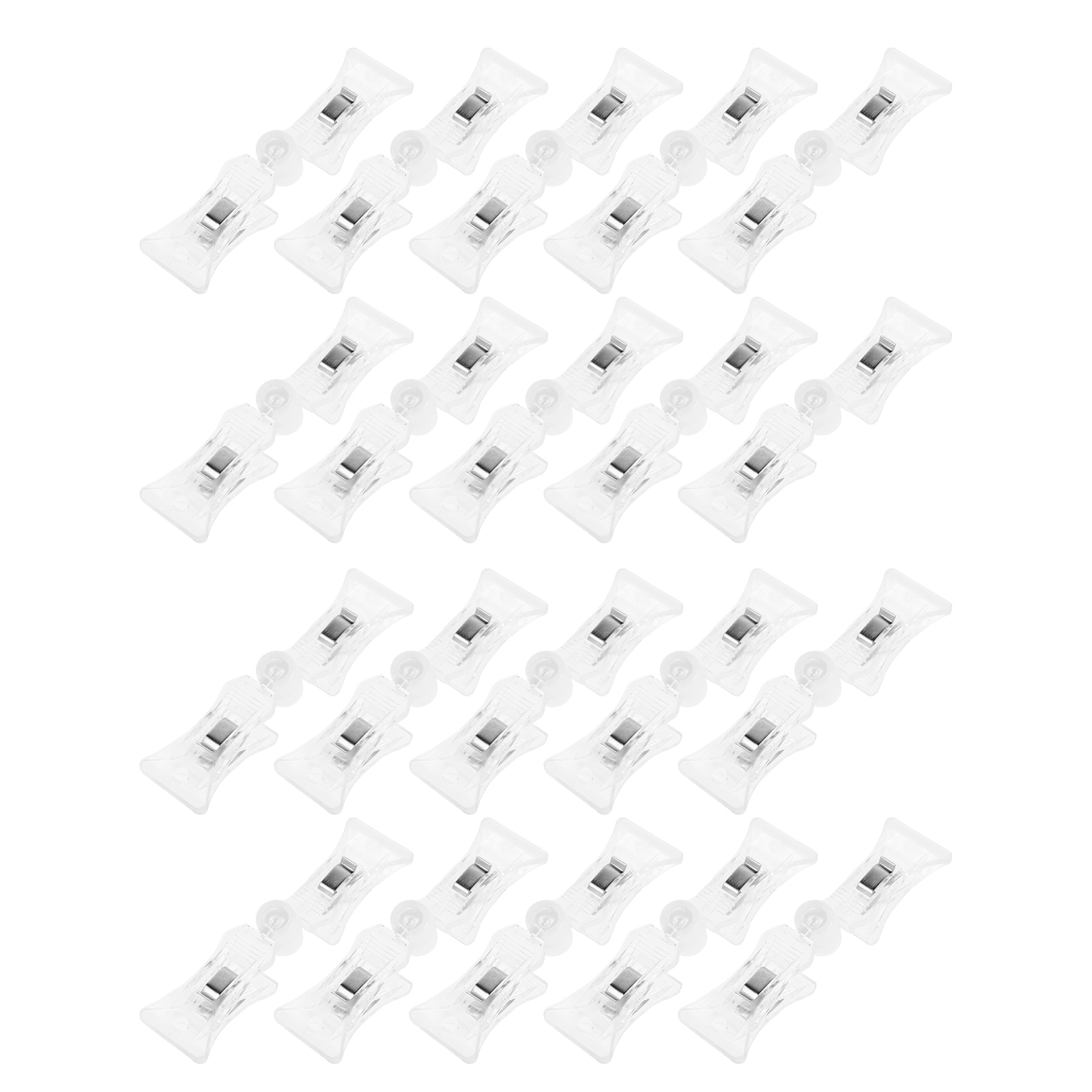 Raindrops 20Pcs Plastic Merchandise Sign Holder Clips for Double Sided ...