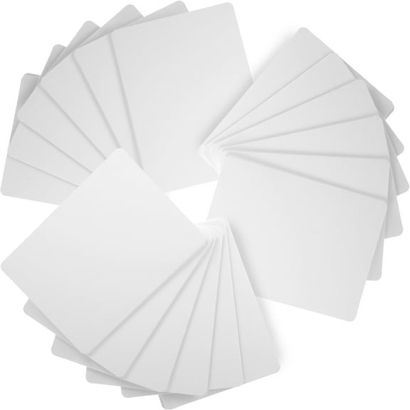 Raindrops 20Pcs Greeting Cards Blank White Paper For Diy Writing Invitations