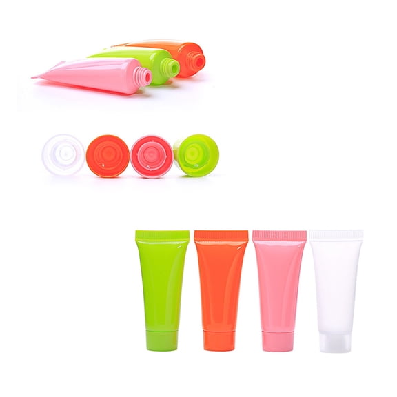 FOMIYES 20Pcs Portable Hose Lotion Bottles for Storage Refillable Plastic Cosmetic Containers