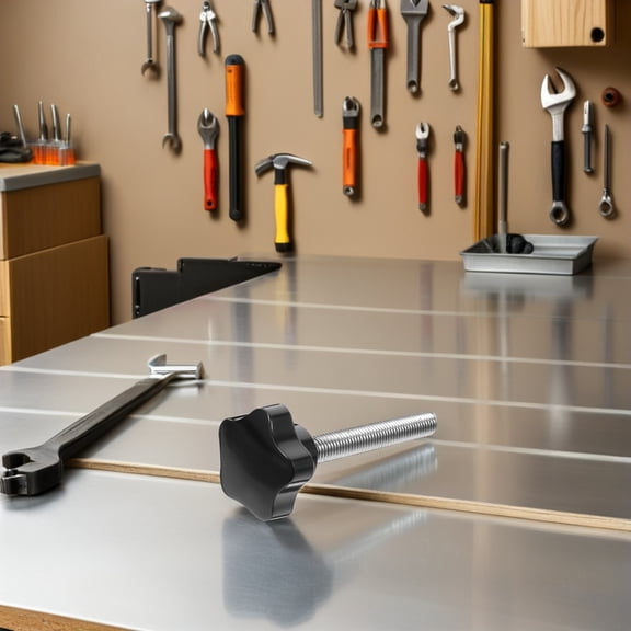 Raindrops 20Pcs Assorted Color Knurled Thumb Screws M10 Clamping Nuts for Woodworking Hardware