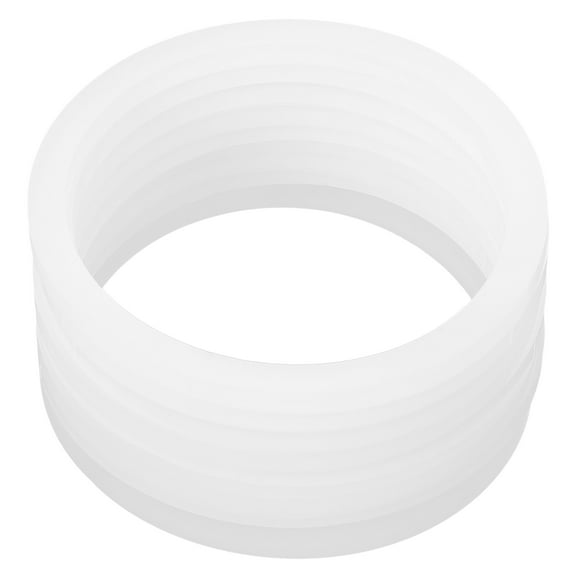 Raindrops White Silicone Replacement Canister Gasket Seals 20 Pieces 2.75 x 2.75 x 0.20 Inches and Flexible