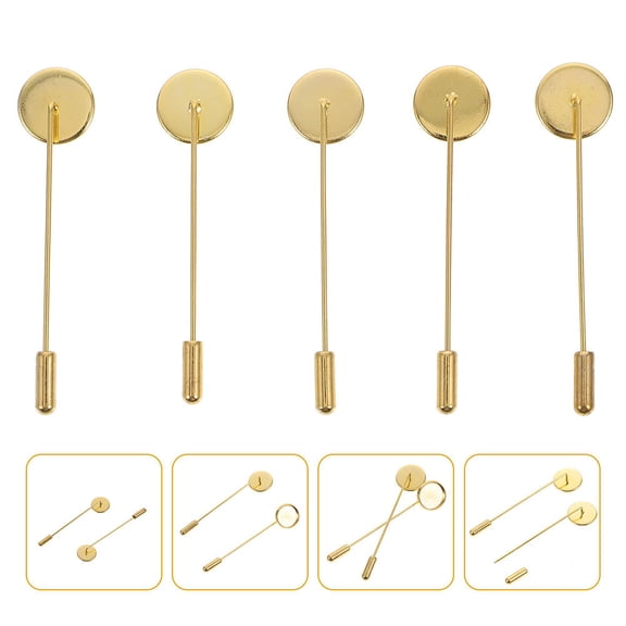 Raindrops 20-Pack Metal Pin Badge Display Board Rectangular Plate for Crafting, Jewelry Making, and Enthusiasts