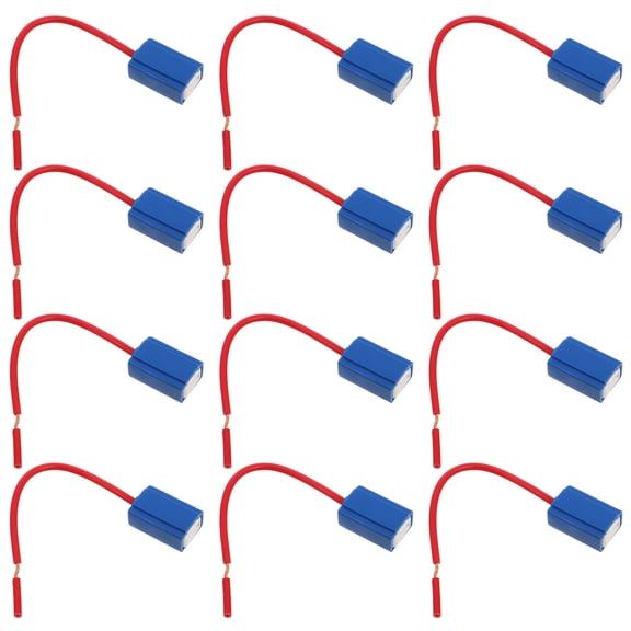 Raindrops 20Pcs Multi Color Ceramic Headlight Socket Replacement for Automotive Wiring Harness