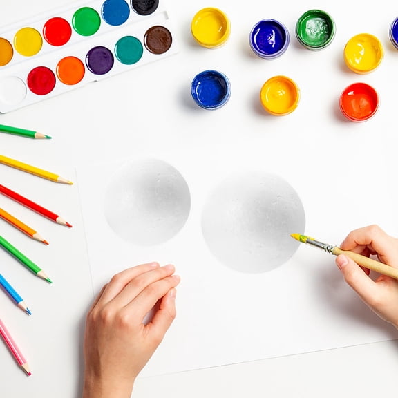 Raindrops 20Pcs Premium White Foam Balls for DIY Craft Projects Wedding Party and Holiday Decor