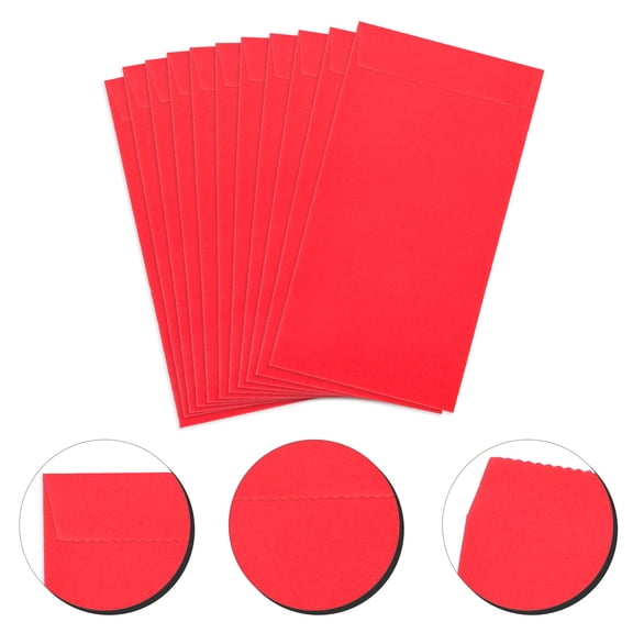 Raindrops Chinese Style Envelopes Red Paper 20Pcs