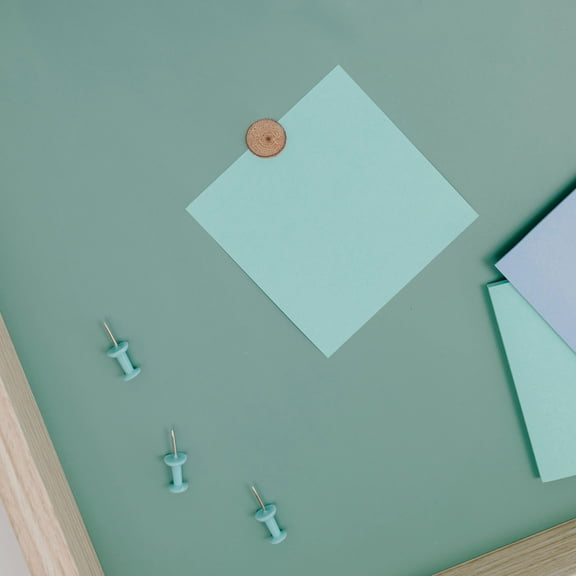 Raindrops 20 Pcs Push Pins Decorative Wood Chip Thumbtack I-shaped Nail 1.50X1.50X1.50CM